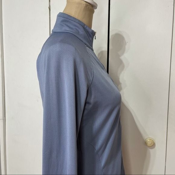 Womens Gap fit full zip Sweater jacket grey Small turtleneck long  sleeve - Picture 12 of 12